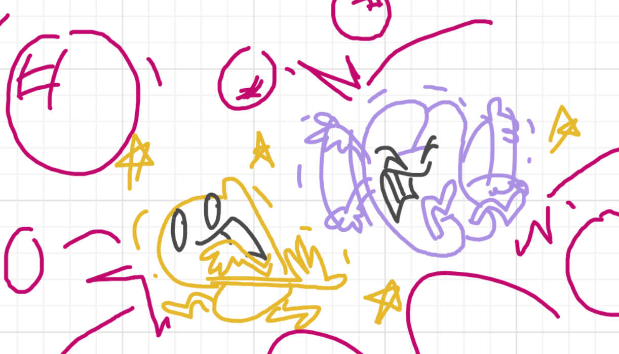 A panel from I've Been Everywhere, Man, episode nine of the Board Boards object show by Furretwalk/WalkingFurret.